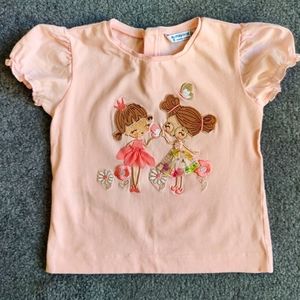 Mayoral cotton tshirt for 18 months girls